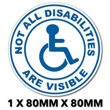 Disabled Sticker Not All