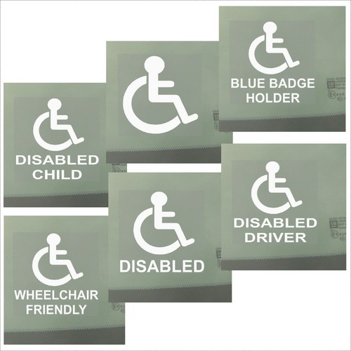 Disabled stickers car window - stickers,