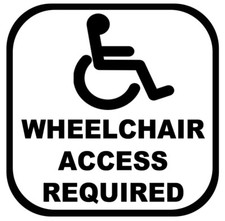 WHEELCHAIR ACCESS CAR WINDOW
