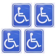  4 Pcs Self Adhesive Disabled