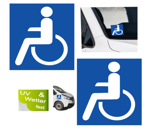 2pcs wheelchair sticker - 2pcs,